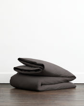 Graphite & Oyster 100% Organic Cotton Bedding Bundle - view