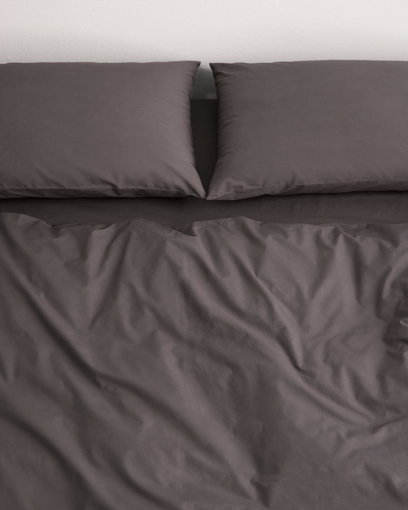 Graphite 100% Organic Cotton Bedding Set
