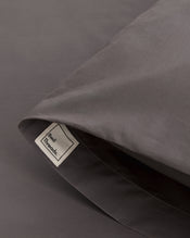 Graphite 100% Organic Cotton Pillowcases (Set of Two) - view