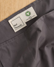 Graphite 100% Organic Cotton Flat Sheet - view