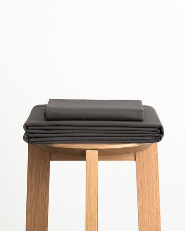 Graphite 100% Organic Cotton Sheet Set
