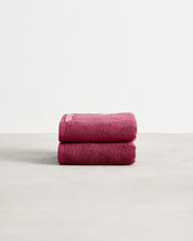 Berry 100% Cotton Terry Hand Towels (Set of Two) - view