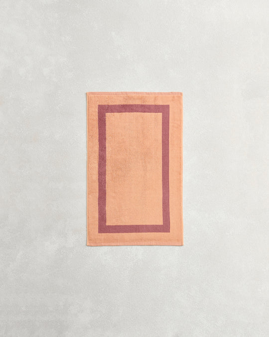 Terracotta & Pink Clay Two-Toned 100% Cotton Terry Hand Towels (Set of Two)