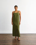 Boulevard Linen Maxi Dress in