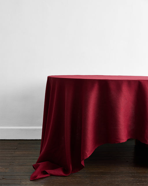 Mulberry French Flax Linen Tablecloth