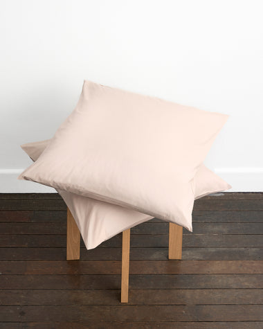 Oyster 100% Organic Cotton European Pillowcases (Set of Two)