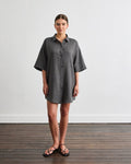 Villa Linen Shirt Dress in