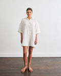 Villa Linen Shirt Dress in