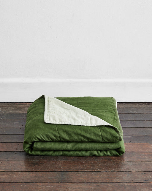 Sage & Olive Linen Quilt