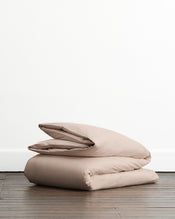 Oyster 100% Organic Cotton Duvet Cover Set - view
