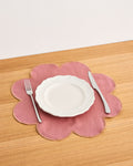 Pink Clay & Hazelnut  Petal Placemats (Set of Four)
