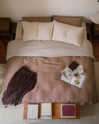 Portobello 100% French Flax Linen Duvet Cover