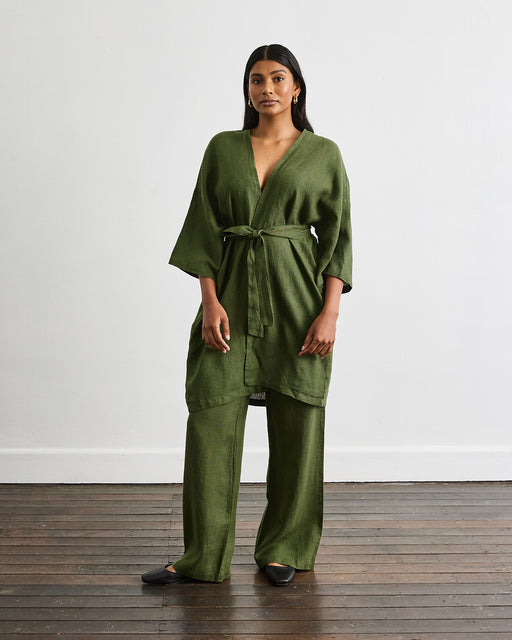 Robe Set in Olive