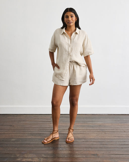 Marina Shorts in Oatmeal