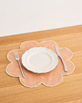 Terracotta & Limoncello  Petal Placemats (Set of Four)