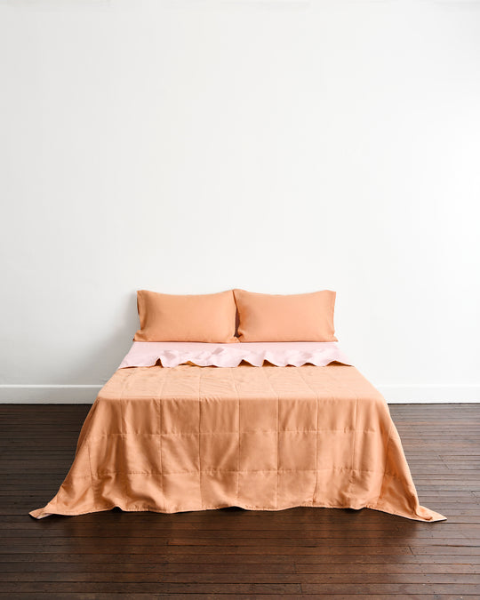 Terracotta & Rosewater Quilt