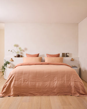 Terracotta & Hazelnut Quilt Bedding Bundle