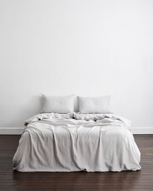 Fog 100% French Flax Linen Bedding Set