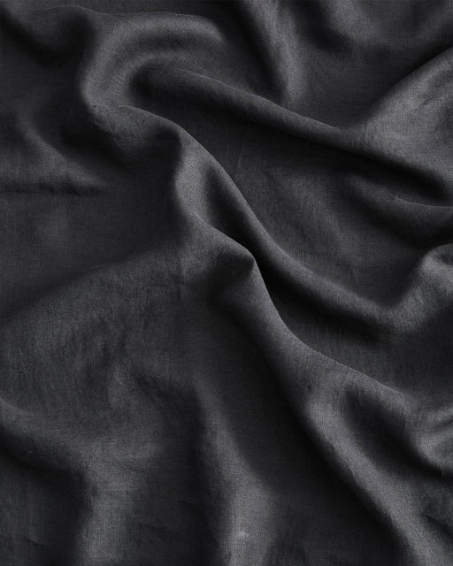 Charcoal 100% French Flax Linen Bedding Set