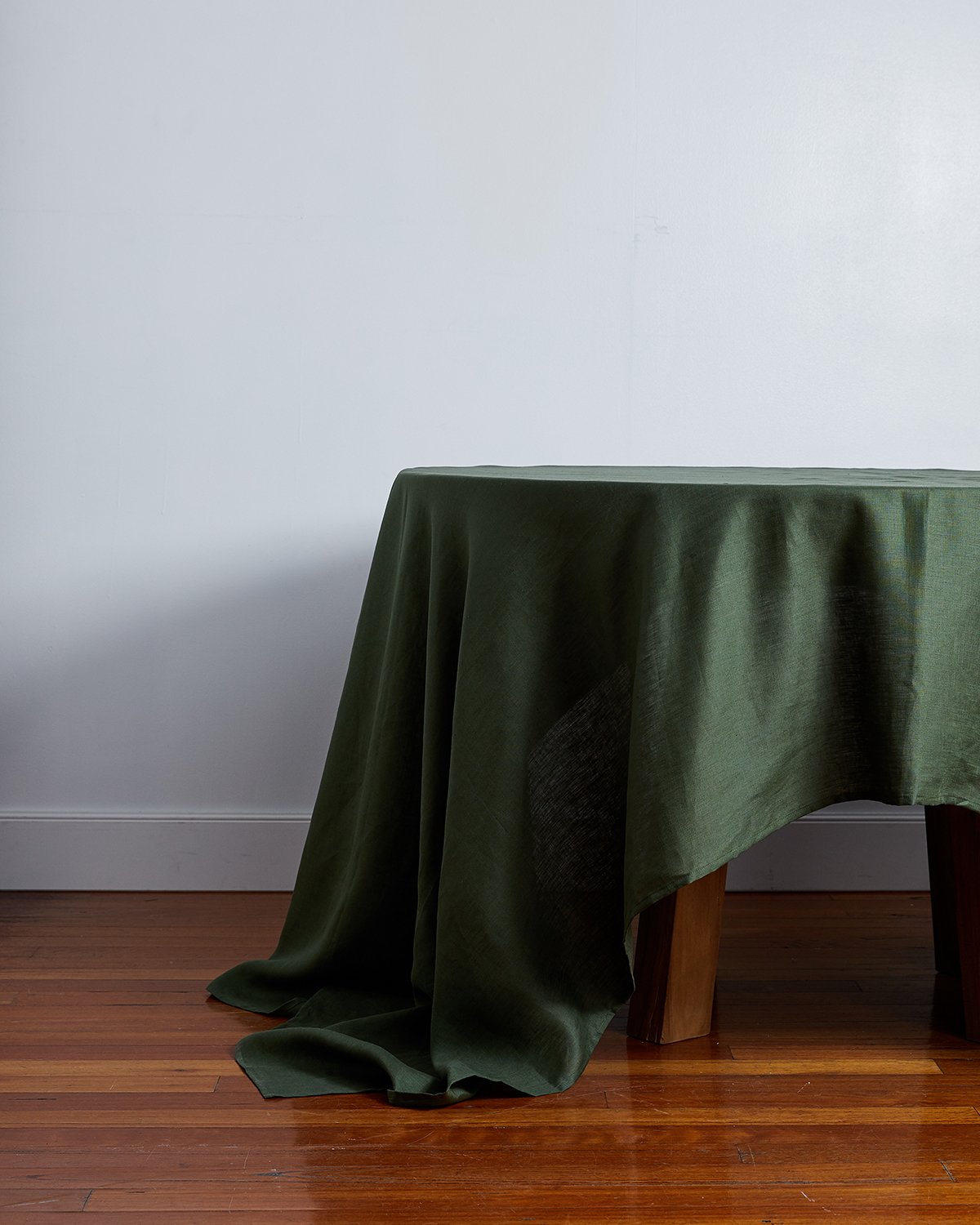 Olive 100% French Flax Linen Tablecloth