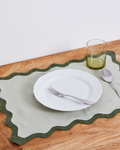 Sage & Olive  Scalloped Placemats (Set of Four)