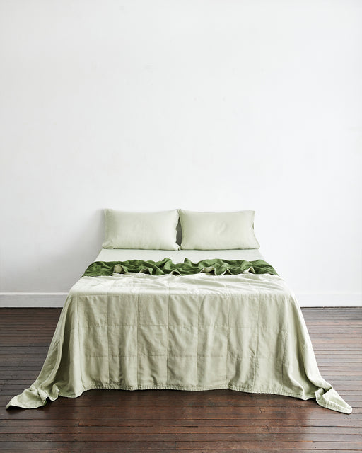 Sage & Olive Linen Quilt