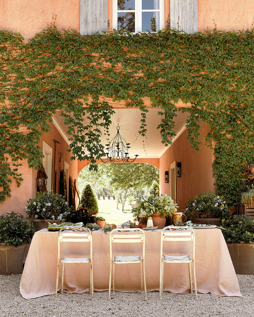 Terracotta 100% French Flax Linen Tablecloth